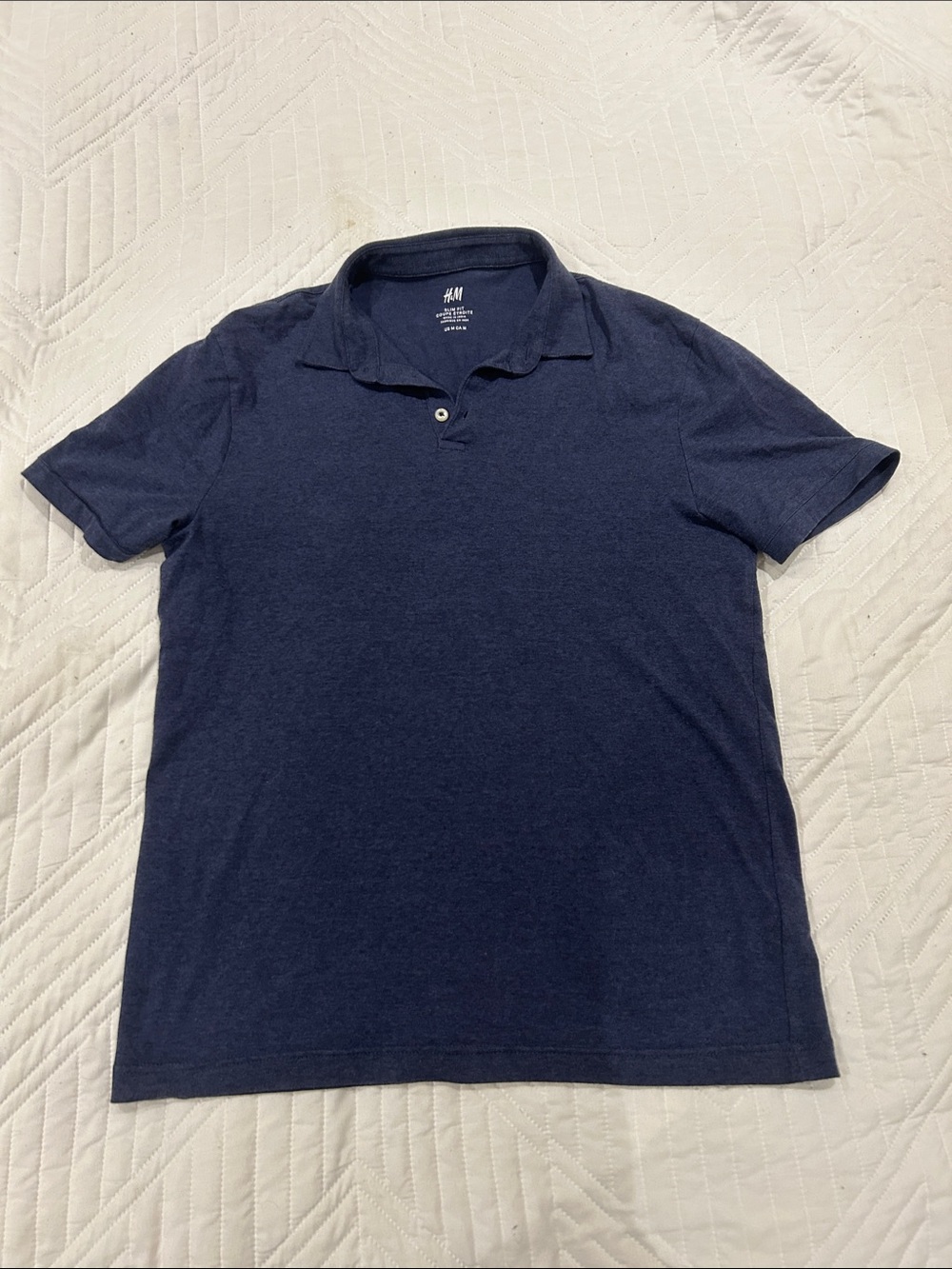 H&M Men’s Dark Navy Polo Shirt